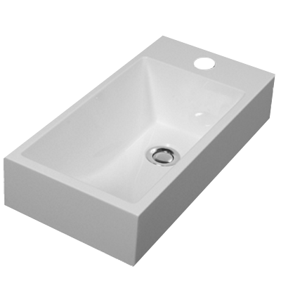 Omnires MARBLE+ umywalka biały połysk CORFU