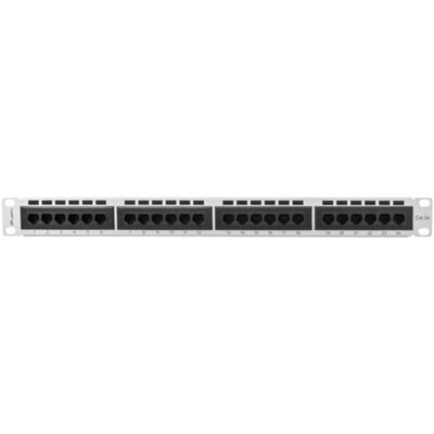 Lanberg Patch panel 24 port 1U CAT.5e Szary PPU5-1024-S