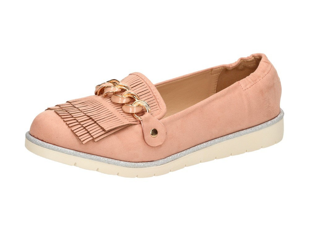 Vices Różowe mokasyny, buty damskie 7139-20 -