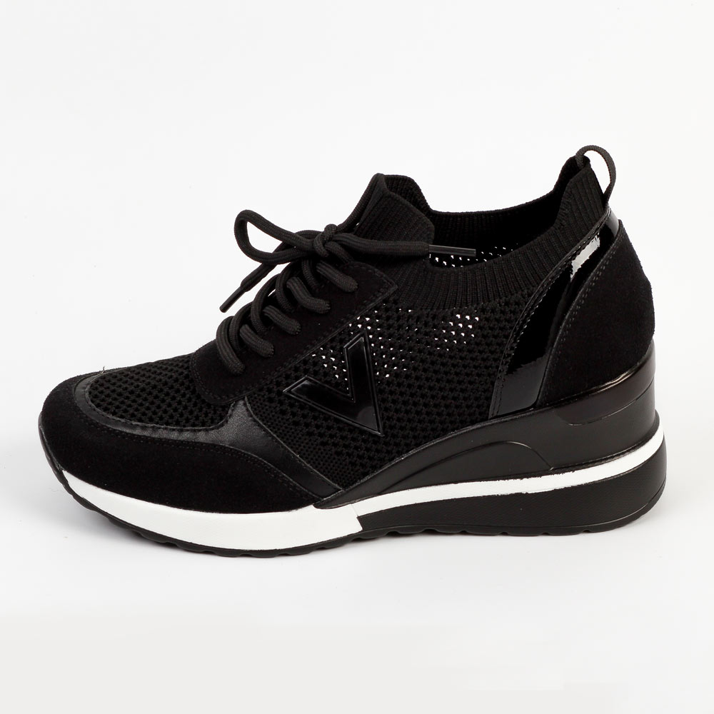 Vinceza Czarne sneakersy półbuty damskie 10745 -