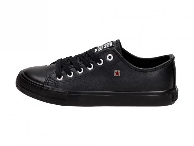 Big Star Czarne trampki damskie V274871SS20