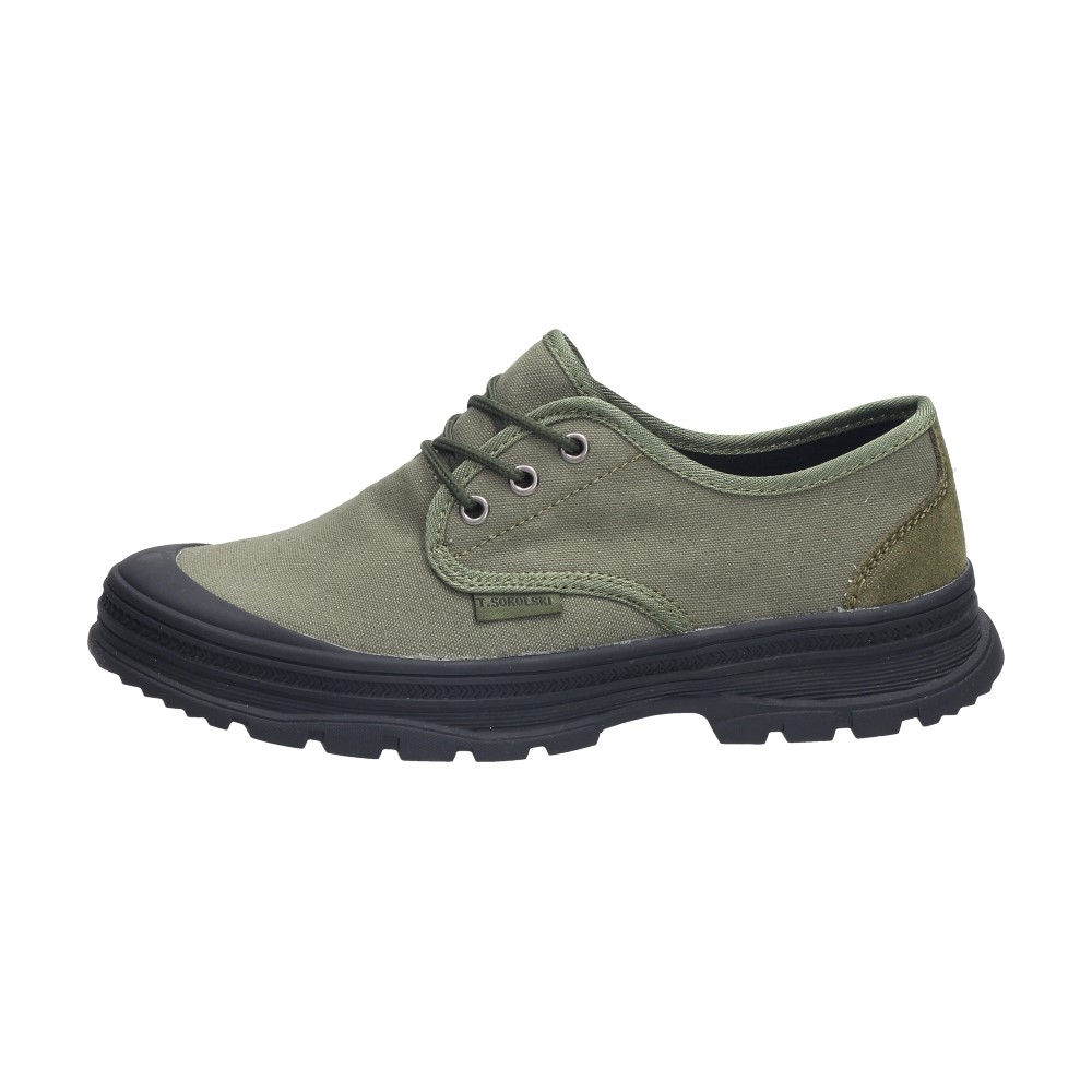 Sokolski Półbuty damskie T.SOKOLSKI J21-76 KHAKI - Sokolski