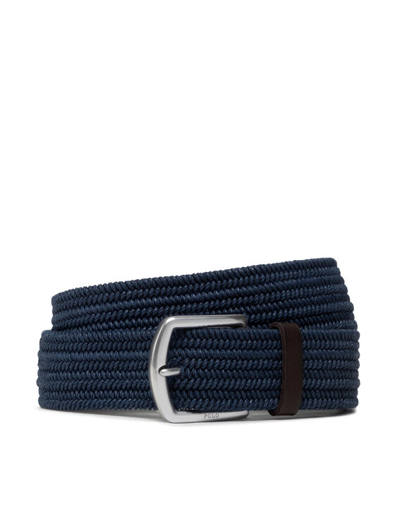 Ralph Lauren Polo Pasek Męski 35Mm Braid Stretch 405666041002 Granatowy