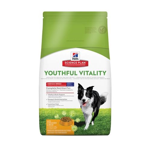 Hills Canine 7+ Youthful Vitality Medium kurczak i ryż 20 kg