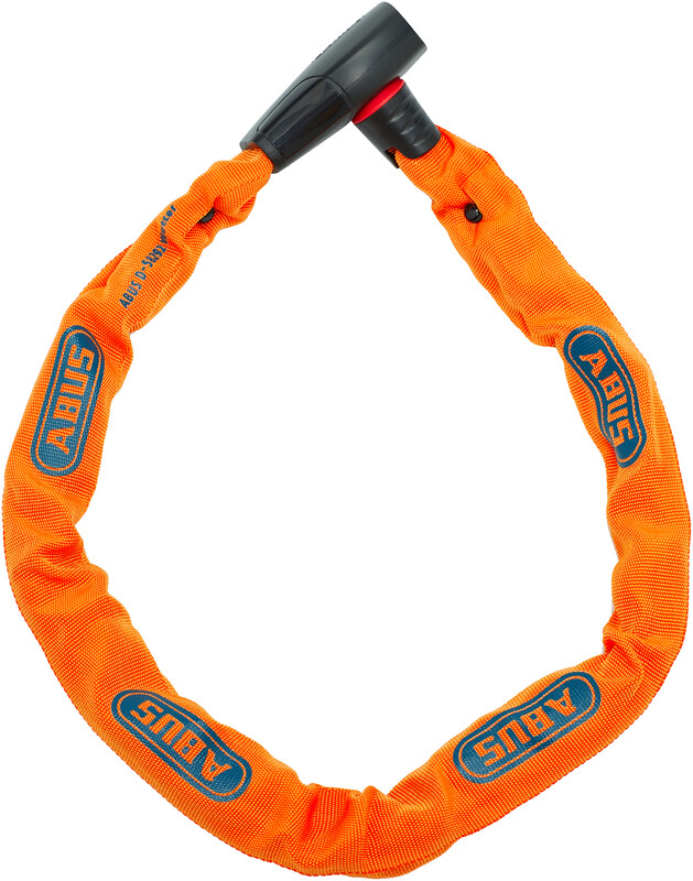 Abus Catena 6806K/85 Łańcuch rowerowy z zamkiem, pomarańczowy 85cm 2022 Łańcuchy 90291