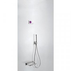 Tres 9286556 9286556 ESPACIO Podtynkowy termostatyczny elektroniczny zestaw nawannowy SHOWER