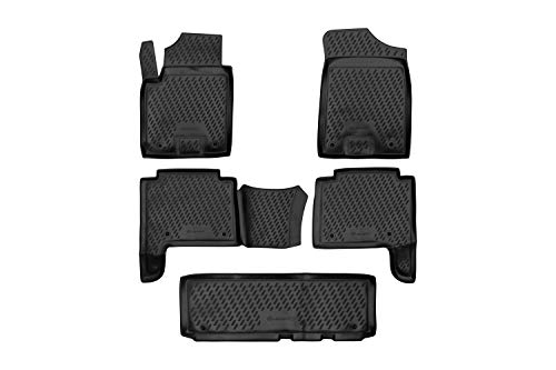 Dywaniki gumowe element dopasowane dywaniki Nissan Patrol 2010-5-częściowy