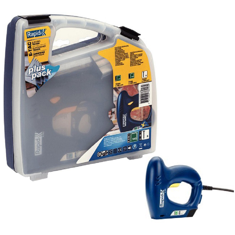 RAPID ZSZYWACZ ELEKTRYCZNY TAPICERSKI E-TAC + WALIZKA 5000576(rapid-e-tac)