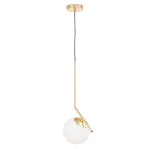 Lumina Deco Deco NOWOCZESNA LAMPA WISZĄCA ZŁOTA SORENTO D15 LDP 1215-150 (WT+GD)