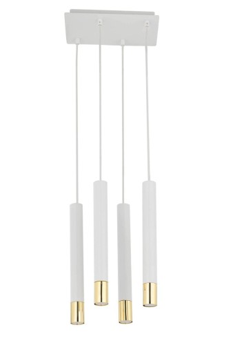 Sigma Sopel Grand lampa wisząca 4-punktowa biała/złota 33389