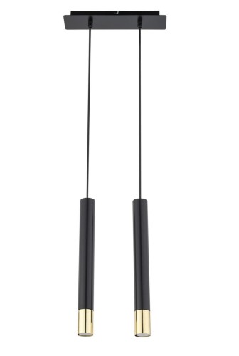 Sigma Sopel Grand lampa wisząca 2-punktowa czarna/złota 33394