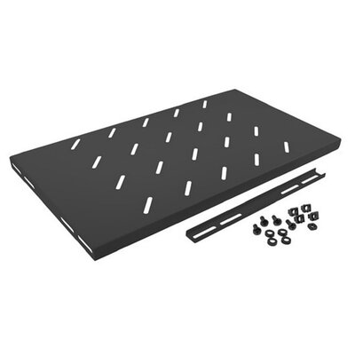 LANBERG Półka do szaf 19 450mm 1U 500x280mm czarna AK-1001-B