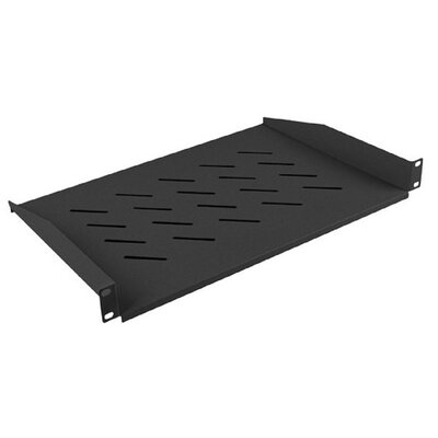 Lanberg Półka do szaf 19" 450/600/800/1000mm czarna 1U/483x315mm udźwig do 20kg montaż 4-punktowy AK-1008-B