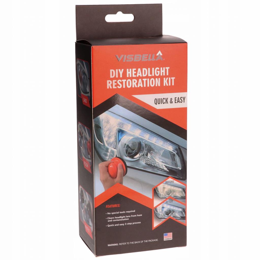 ZESTAW DO REGENERACJI RENOWACJI REFLEKTORÓW POLEROWANIA LAMP