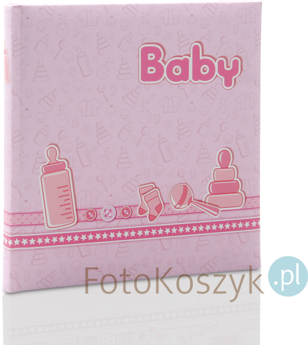 Album wklejany dziecięcy Baby Pink (tradycyjny 40 kremowych stron)