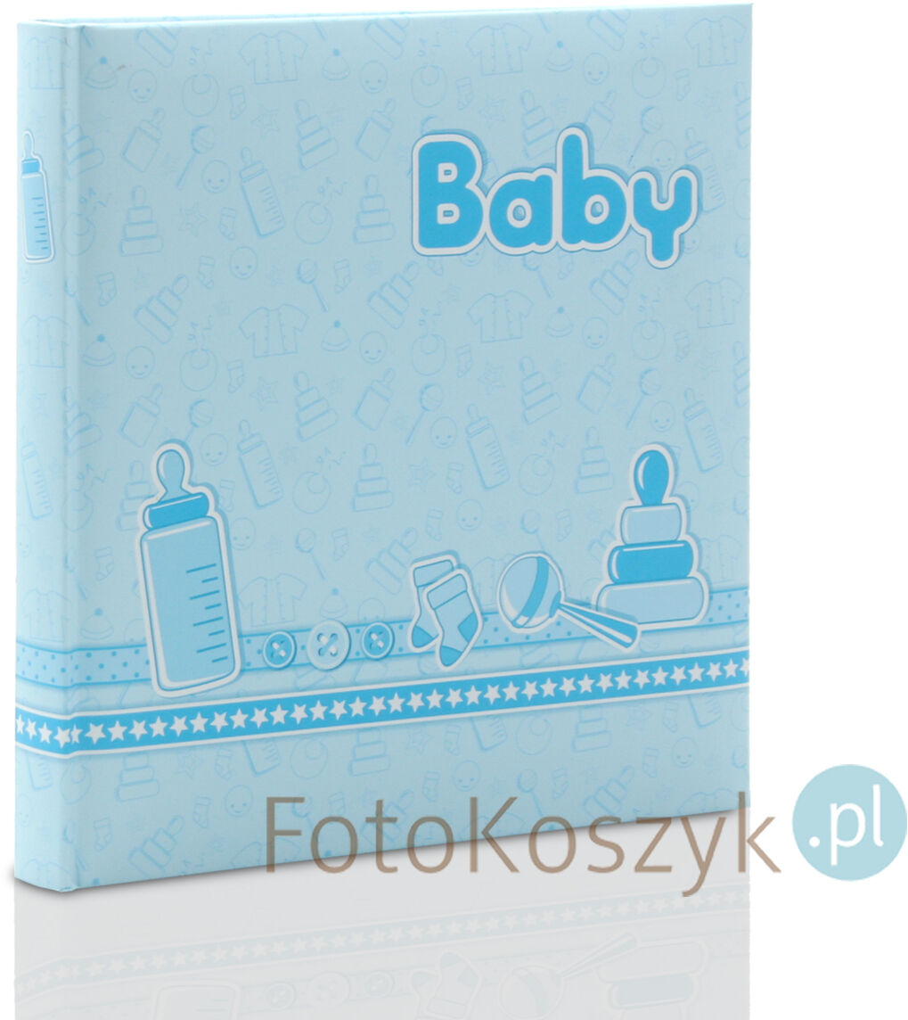 Album wklejany dziecięcy Baby Blue (tradycyjny 40 kremowych stron)