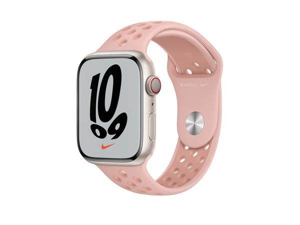 APPLE Pasek Apple Watch 45mm Pink Oxford/Rose Whisper Nike Sport Band - Regular