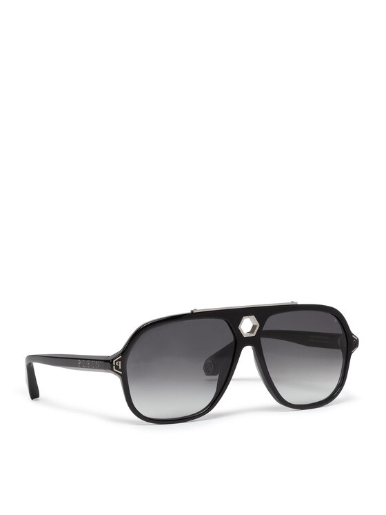 PHILIPP PLEIN Okulary przeciwsłoneczne Urban Vegas SPP004M Czarny