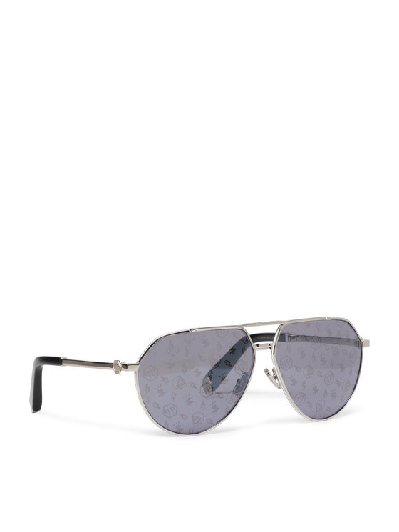 PHILIPP PLEIN Okulary przeciwsłoneczne The Skull SPP007M Czarny