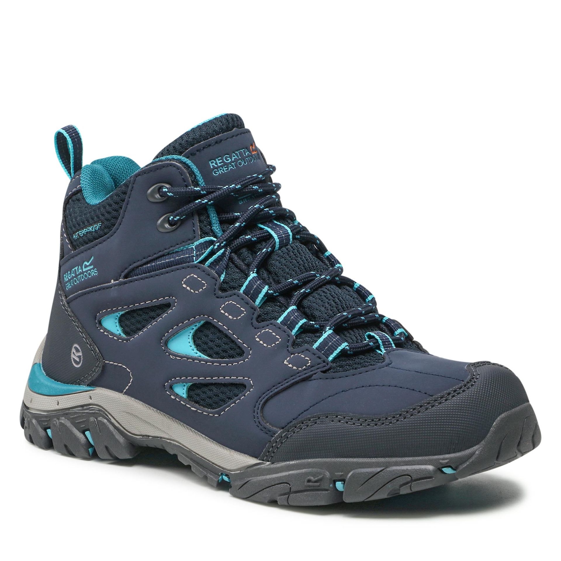 Trekkingi REGATTA - Lady Holcombe Iep Mid RWF573 Navy/Azurebl 9TQ