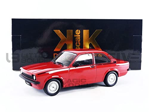 Kk-Scale Opel Kadett C Junior 1976 Red Black 1:18 180672