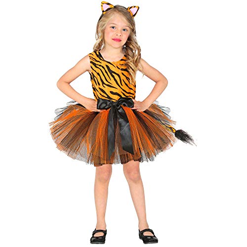 Widmann Widmann 10363 - kostium dziecięcy tygrys, sukienka z tutu i opaska na włosy, zwierzęta, impreza tematyczna, karnawał 10363