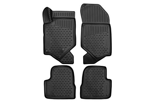 Element EXP.ELEMENT3DA27501210K dywaniki gumowe 3D do Opel Corsa F 2019->, 4 przyprawy, czarne, możliwość spersonalizowania