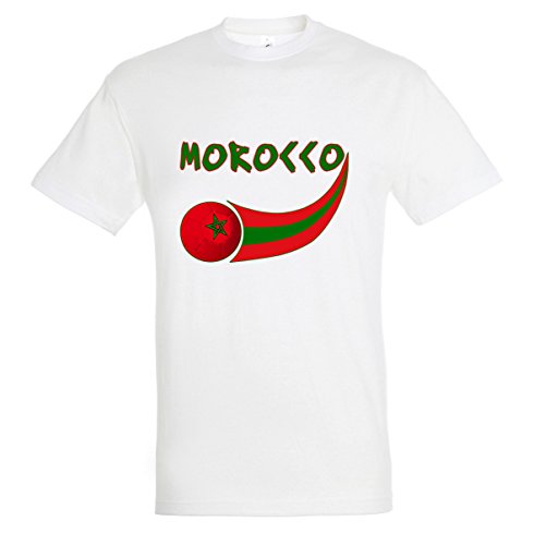 Supportershop Supportershop Maroko męski T-shirt biały M 5060570680564