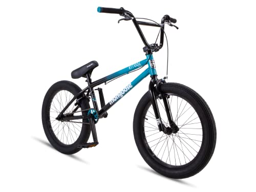 Mongoose Ritual 500 dzieci/młodzieżowy rower BMX, koła 51 cm, stalowa rama Hi-Ten, hamulce zaciskowe, niebieski