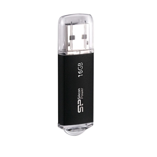 Silicon Power Ultima II M01 16GB USB 2.0 kolor czarny ALU (SP016GBUF2M01V1K)