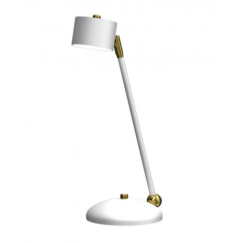 Niebiesko-złota lampka biurkowa Fihig