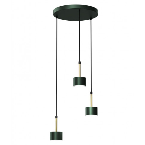 Zielono-złota lampa nad stół - N022-Circile