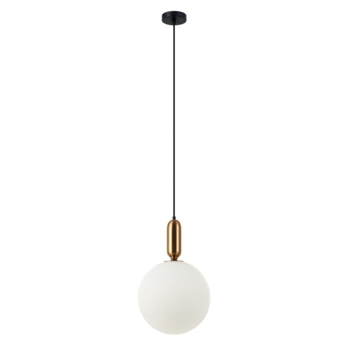 Italux Nowoczesna lampa wisząca ALDEVA L E27 wys.126 cm brąz antyczny PND-02340-1L-BRO