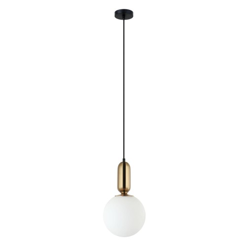 Italux Nowoczesna lampa wisząca ALDEVA M E27 wys.120 cm brąz antyczny PND-02340-1M-BRO