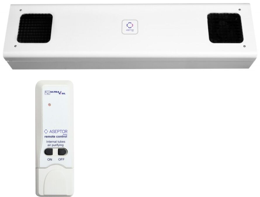 Ultra-viol Sp.j ASB-255W RC przepływowa lampa UV-C Aseptor Basic ścienna z pilotem ASB 255 W RC