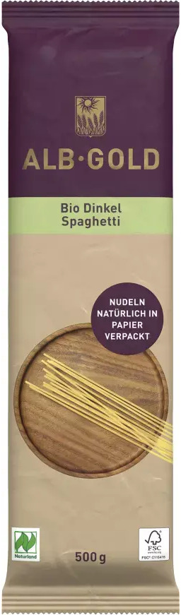 ALB-GOLD Makaron Orkiszowy Spaghetti 500g