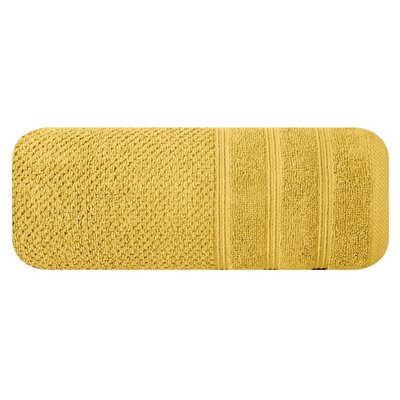 Euro Firany Ręcznik 50 x 90 Design Kol. Pop 08 Musztarda 1203840