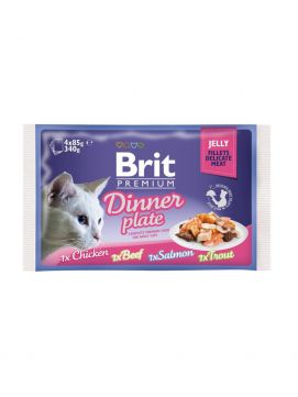 Brit POUCH JELLY FILLET DINNER PLATE (4x85g) ZH_03244