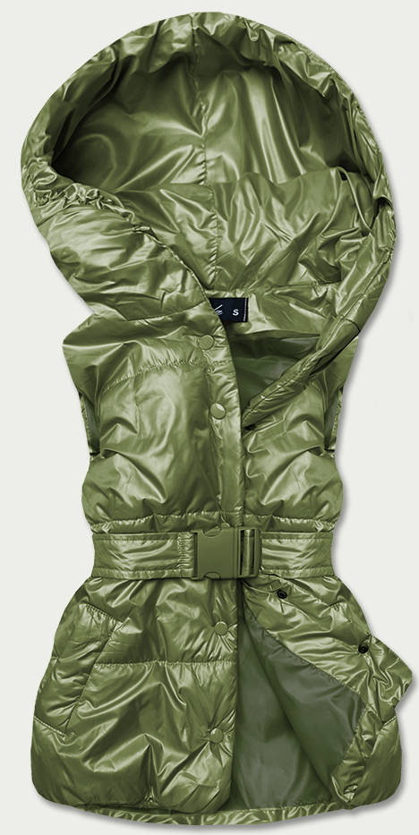 BEZRĘKAWNIK DAMSKI OVERSIZE ZIELONY (KA-016) - KAMADA