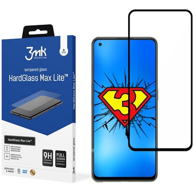 3MK Szkło hartowane HardGlass Max Lite do OnePlus Nord CE 2 Lite 5G Czarny ONEPLUS NORD CE 2 LITE 5G