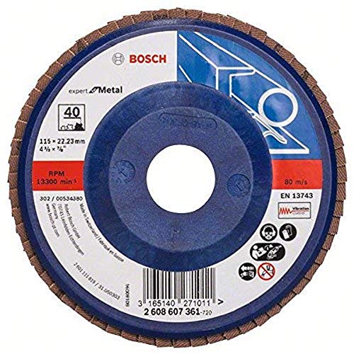 Bosch Flap Disc Blue Metal Plastic115X40 2608607361