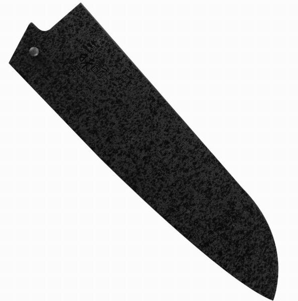 Mcusta Zanmai Dreweniana Saya Black ochraniacz na nóż Santoku 18 cm