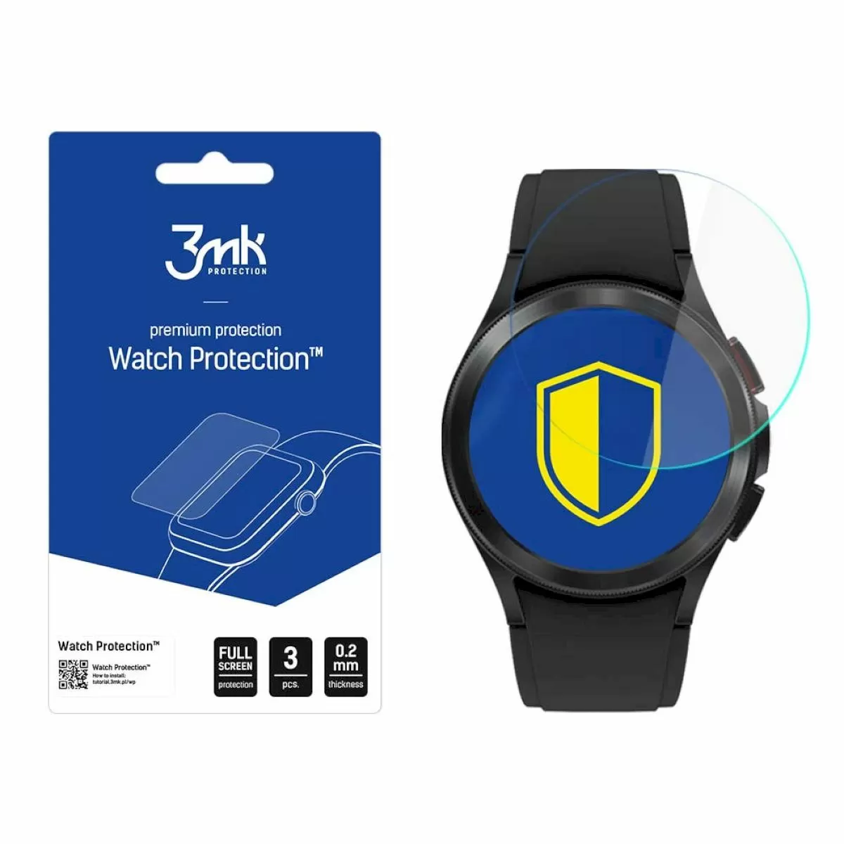 Samsung Galaxy Watch 4 Classic 46mm Szkło ochronne 3 szt - 3mk Watch Protection FlexibleGlass Lite RATY | GRATIS WYSYŁKA | GRATIS ZWROT DO  1 ROKU | 100% ORYGINAŁ!!