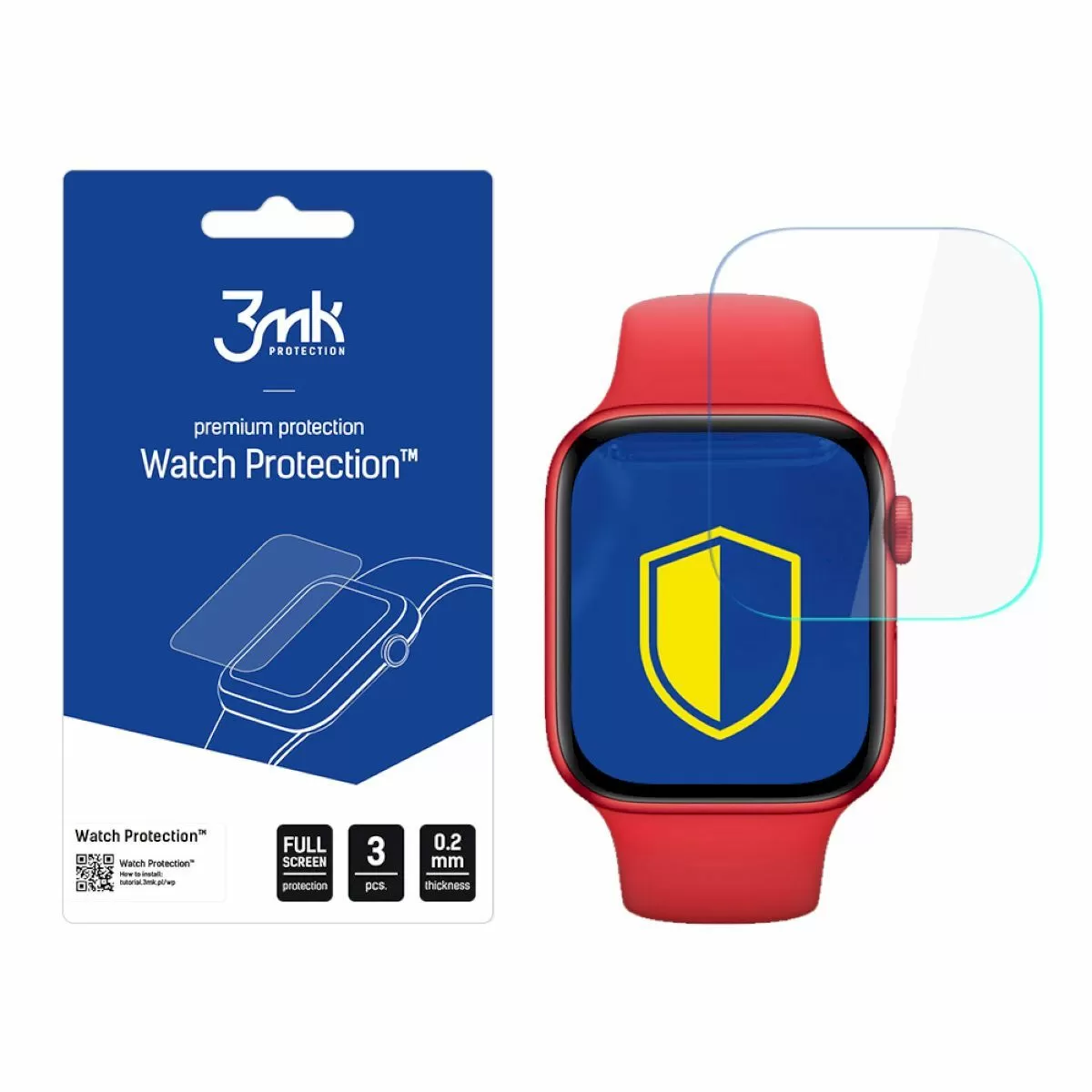Apple Watch SE 44 mm Folia ochronna 3 szt - 3mk Watch Protection ARC+ RATY | GRATIS WYSYŁKA | GRATIS ZWROT DO  1 ROKU | 100% ORYGINAŁ!!