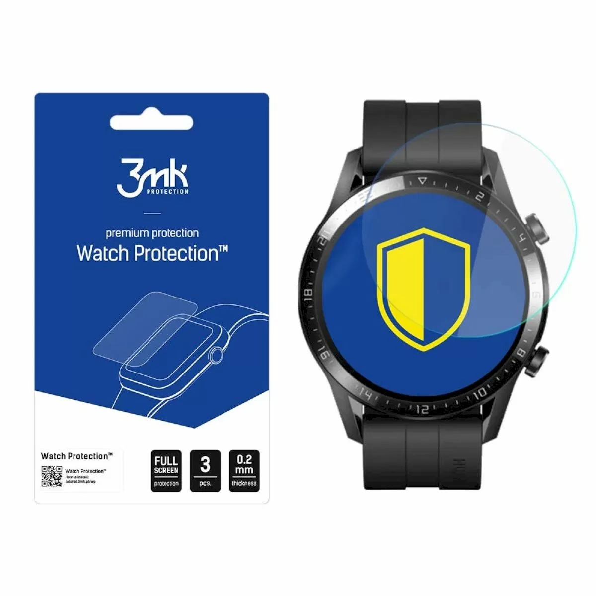 Huawei Watch GT 2 46mm Szkło ochronne 3 szt - 3mk Watch Protection FlexibleGlass Lite RATY | GRATIS WYSYŁKA | GRATIS ZWROT DO  1 ROKU | 100% ORYGINAŁ!!