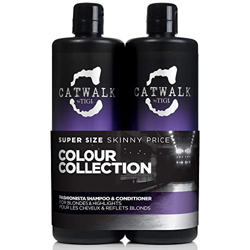 Tigi Catwalk Tween Duo Shampoo and Conditioner Fashionista Blonde, 1er Pack (1 X 1500 ML) 615908950793