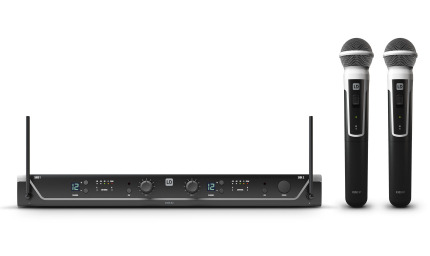 LD Systems U305 HHD 2 - Dual - Bezprzewodowy system mikrofonowy z ręcznym mikrofonem dynamicznym x 2 - 584 - 608 MHz LDU305HHD2