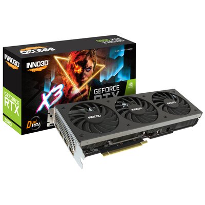 Inno3D Karta graficzna GeForce RTX 3080 X3 LHR 10GB N30803-106X-1810VA44H