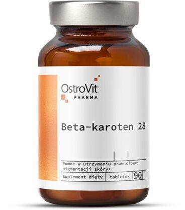OSTROVIT Beta-Karoten 28mg (Witamina A) 90 Tabletek