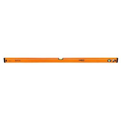 Neo Poziomnica aluminiowa 120 cm, 2 libelle 71-065